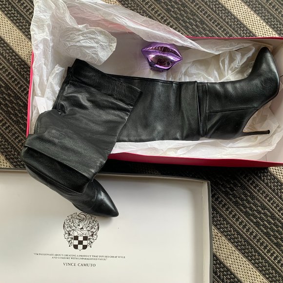 Vince Camuto tall lambskin boot - Picture 1 of 4